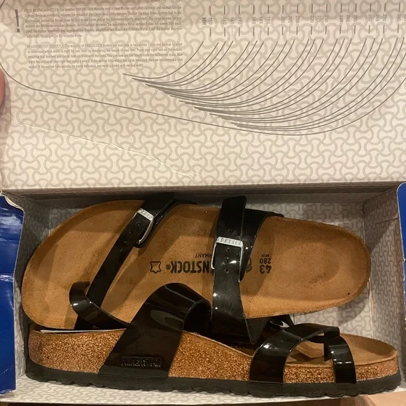 BNIB Birkenstock Mayari Black Narrow, cork sole, Sandals, Mens 10 - Picture 5 of 10